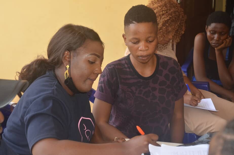 Women participating in a Victoria’s Smile Foundation community outreach